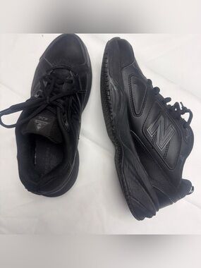 Balance 626k2 Sneakers Womens Size 10 Black Leather Slip Resistant
